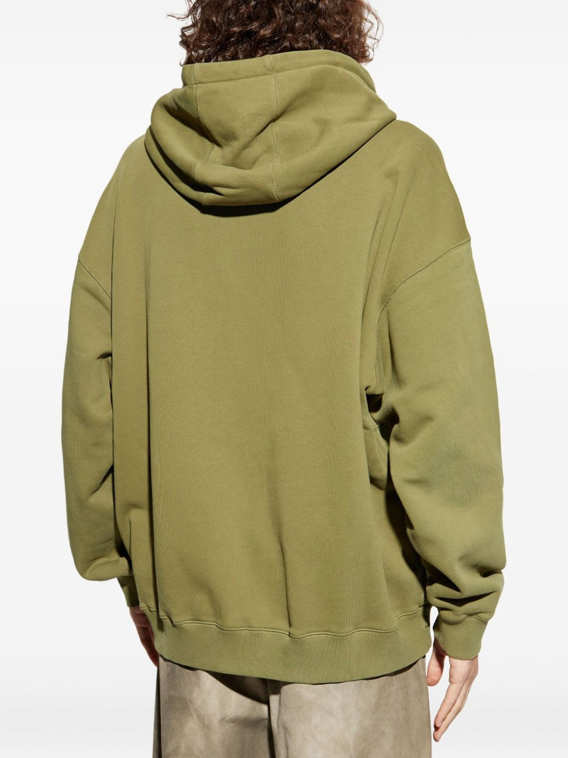 logo-patch zip-up hoodie 4