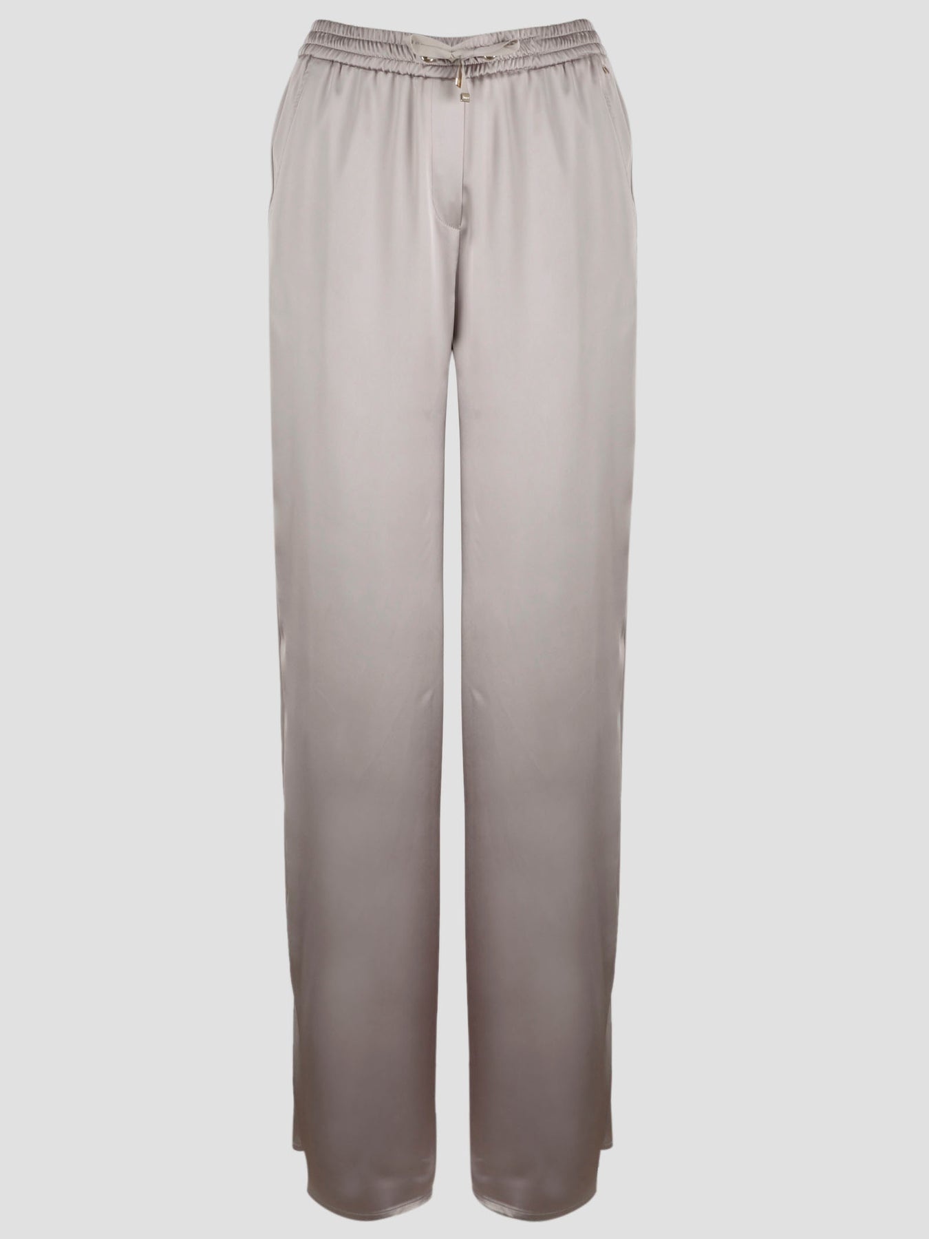 Casual satin trousers - 1