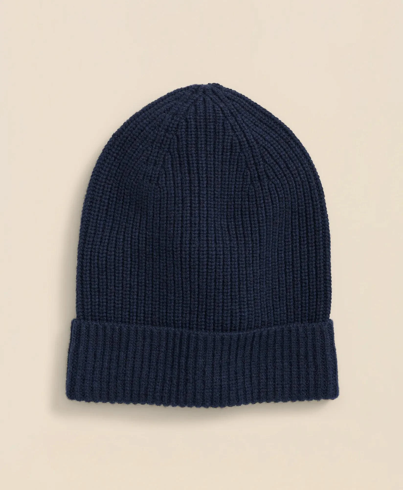 Merino Wool Cashmere Beanie - 1