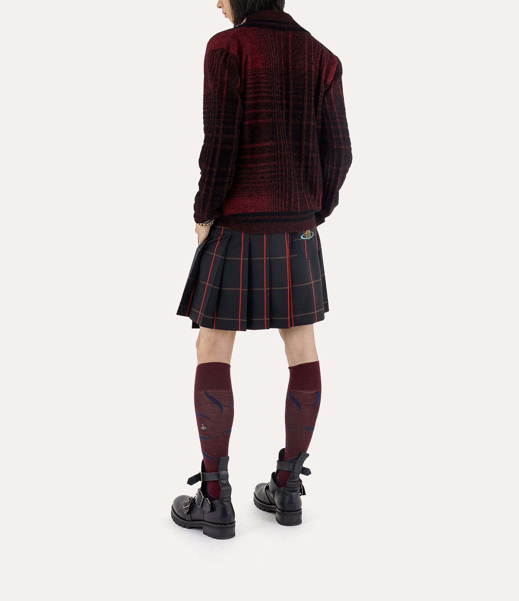 CHECK CARDIGAN - 3
