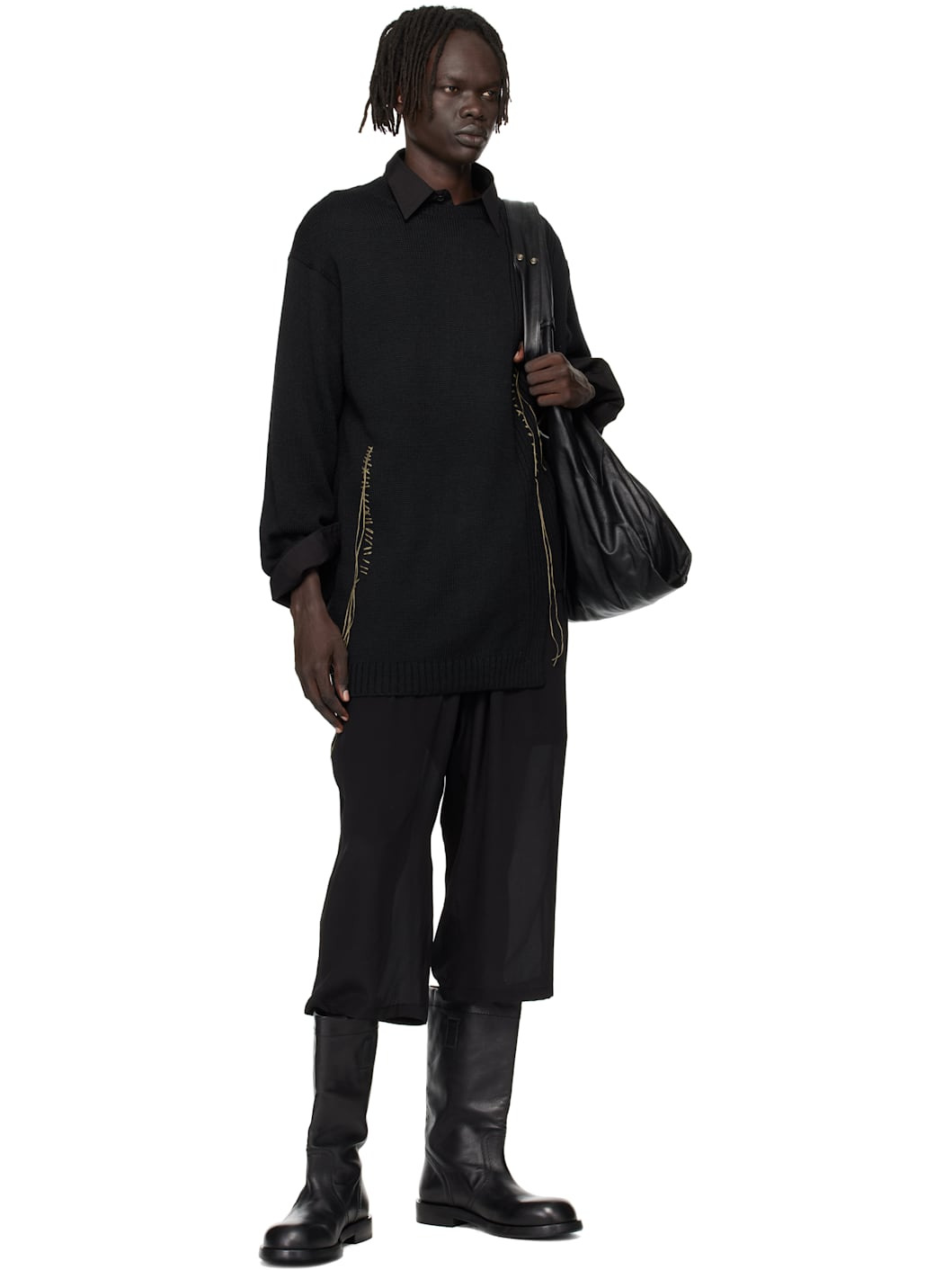 Black Infinite Signature Tote - 4