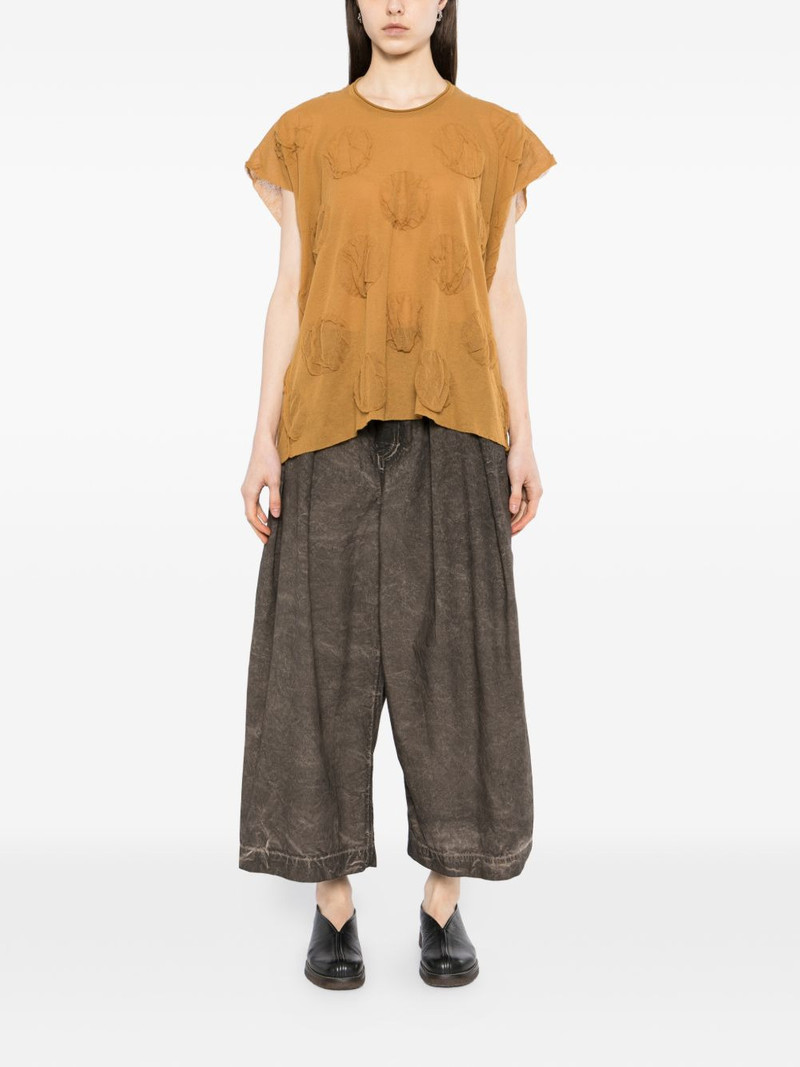UMA WANG patterned short-sleeve top outlook