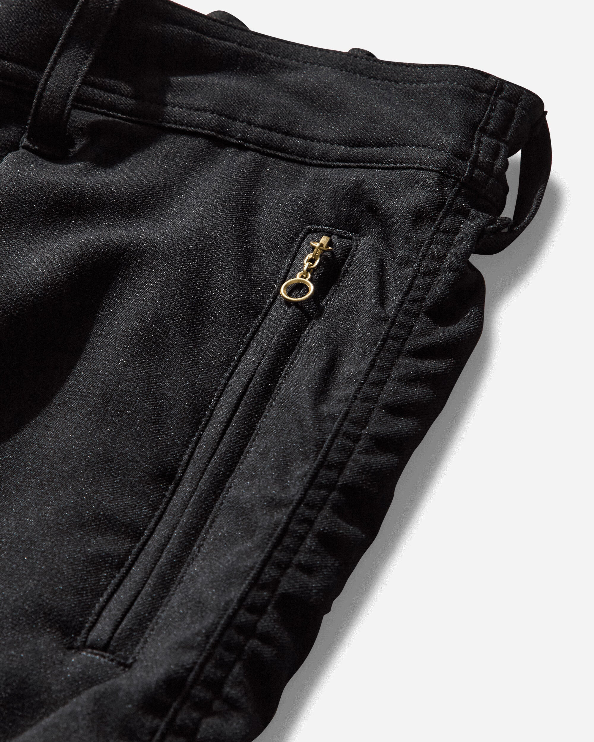 Men's Polyester Trousers Black - 3