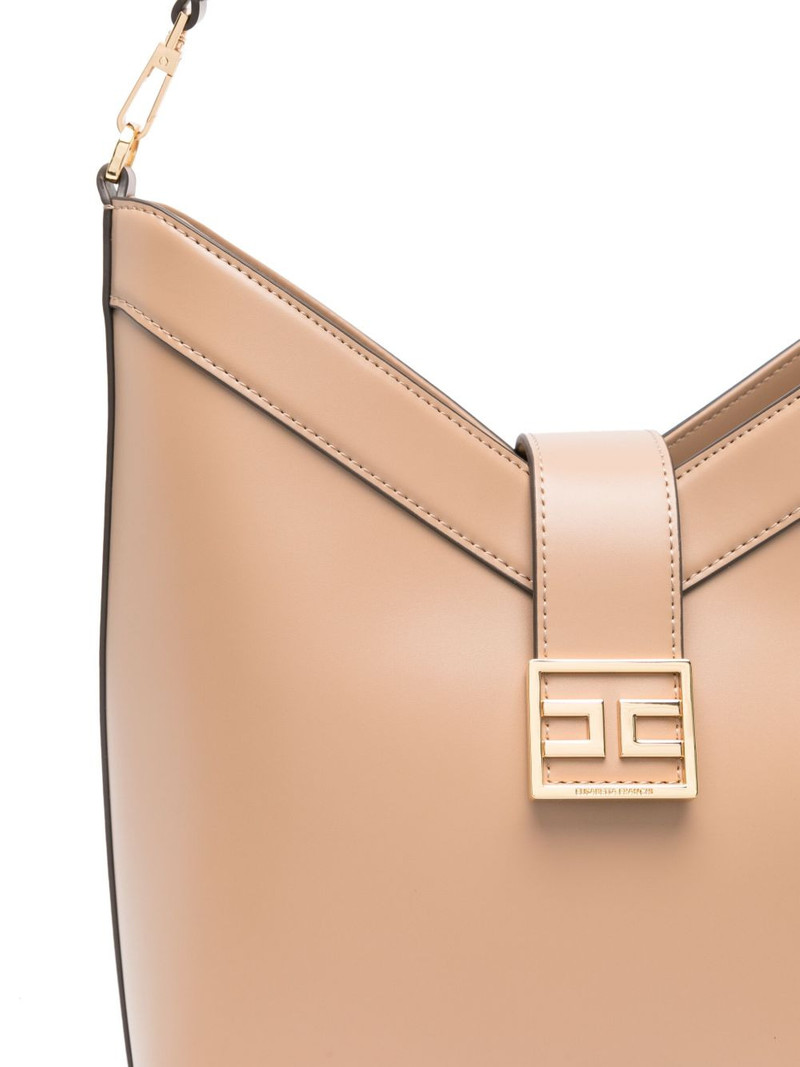 logo-buckle shoulder bag 4
