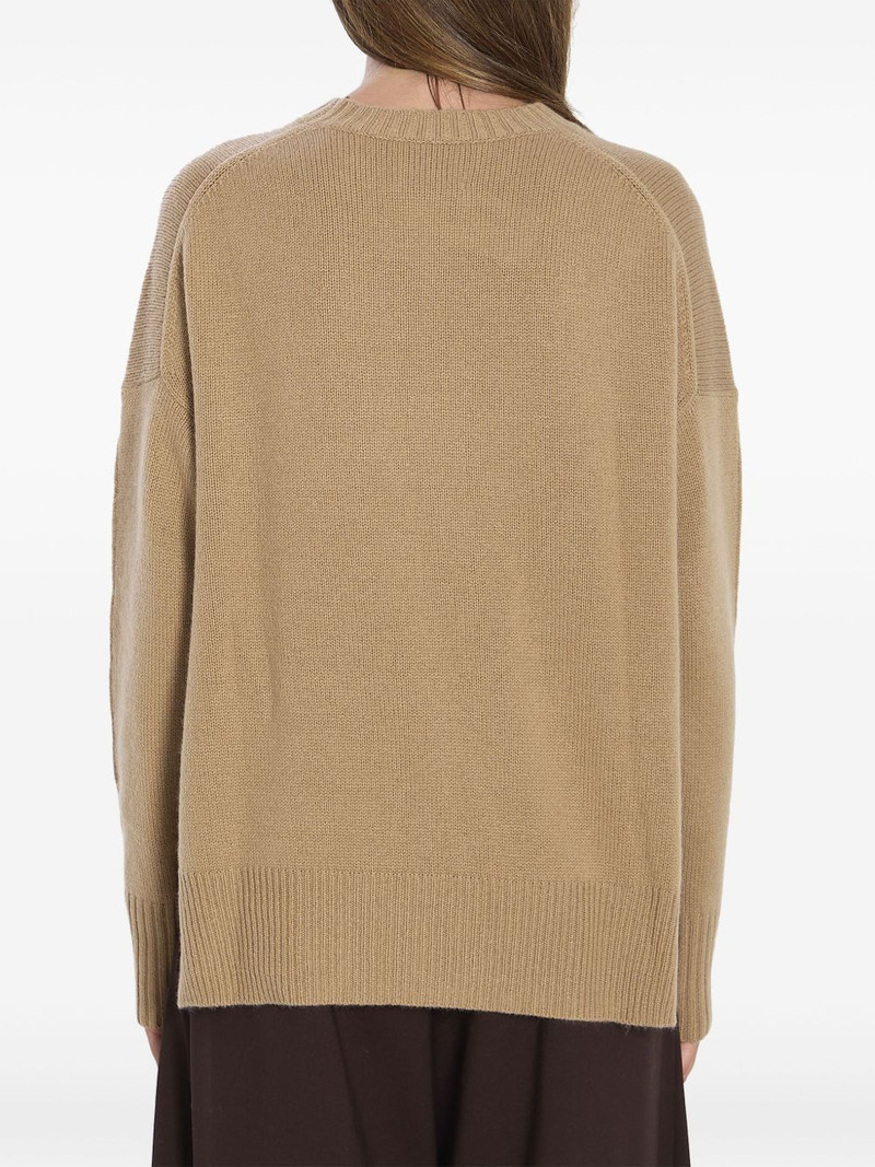 ribbed side-slits cashmere sweater 4