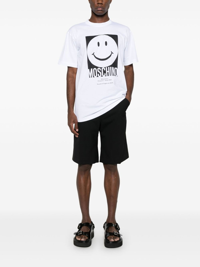 Moschino smiley-motif T-shirt outlook