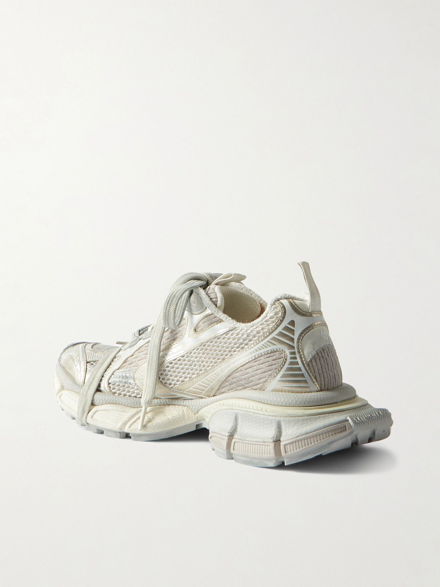 3XL mesh and rubber sneakers Off-white - 3