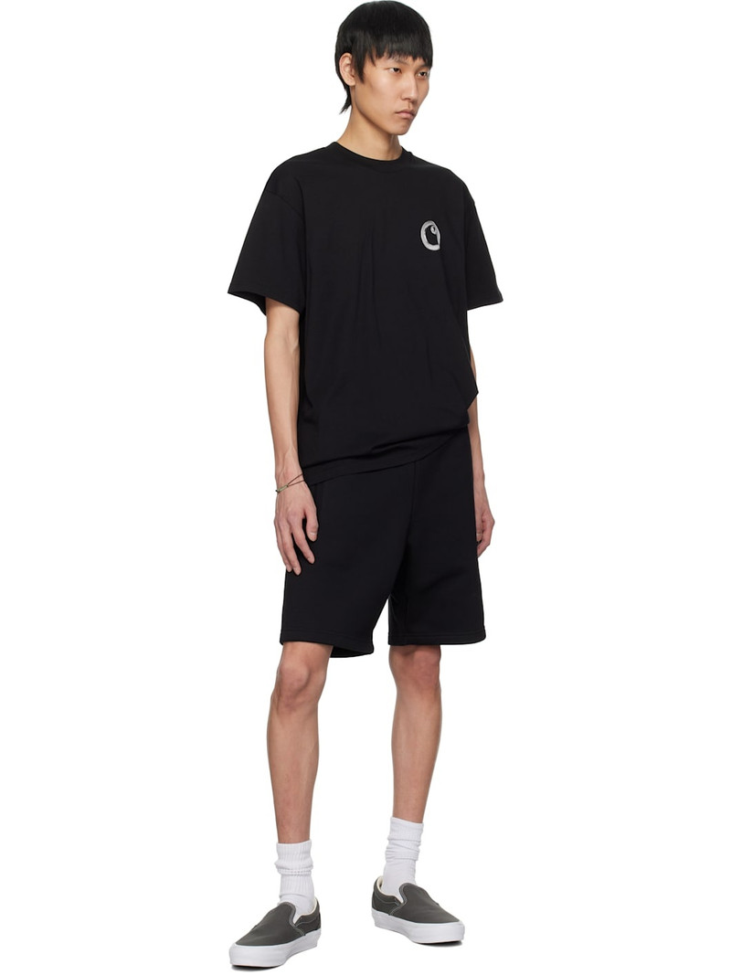 Carhartt Black Chase Sweat Shorts outlook