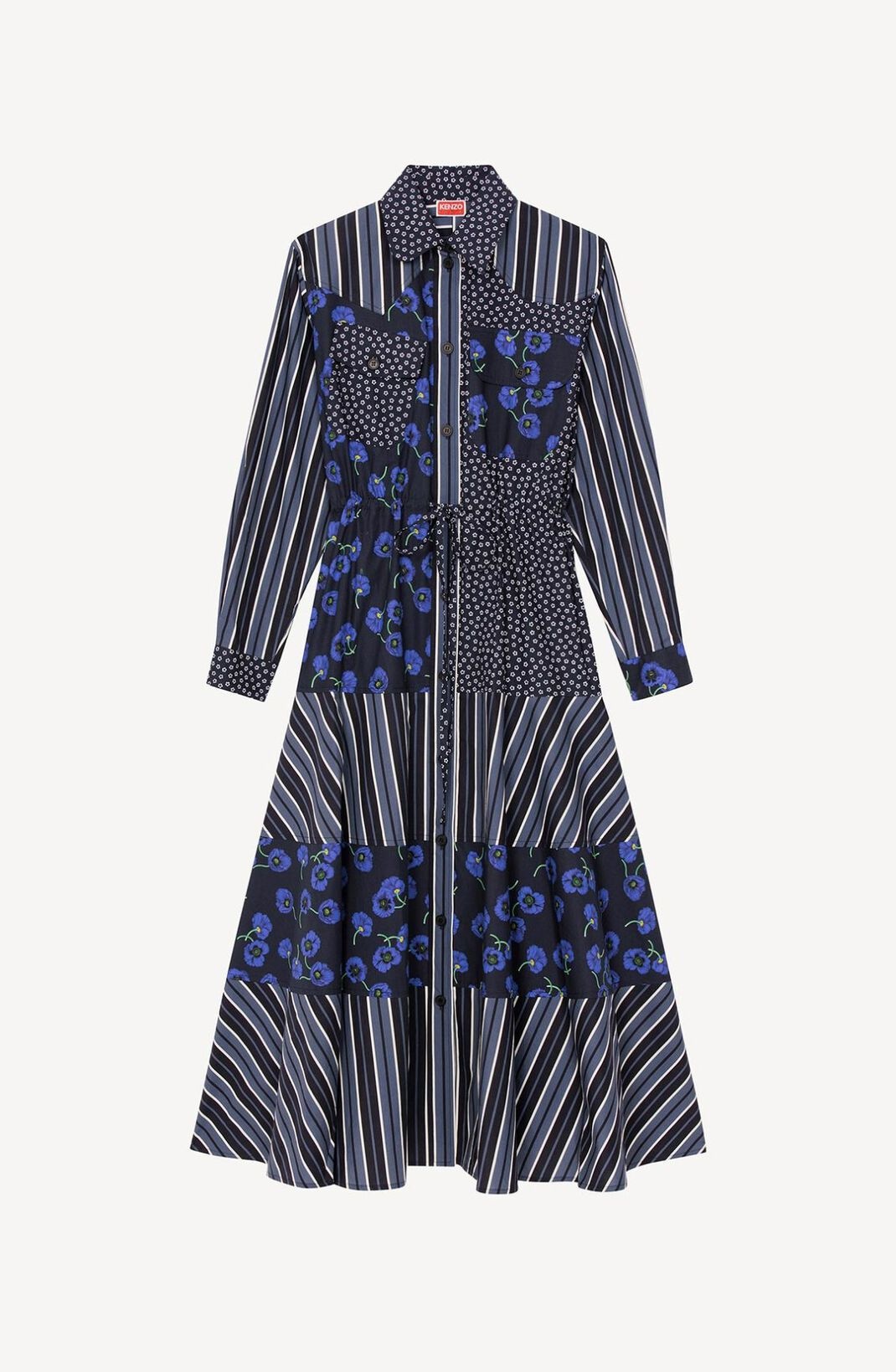 Printed midi dress - 1
