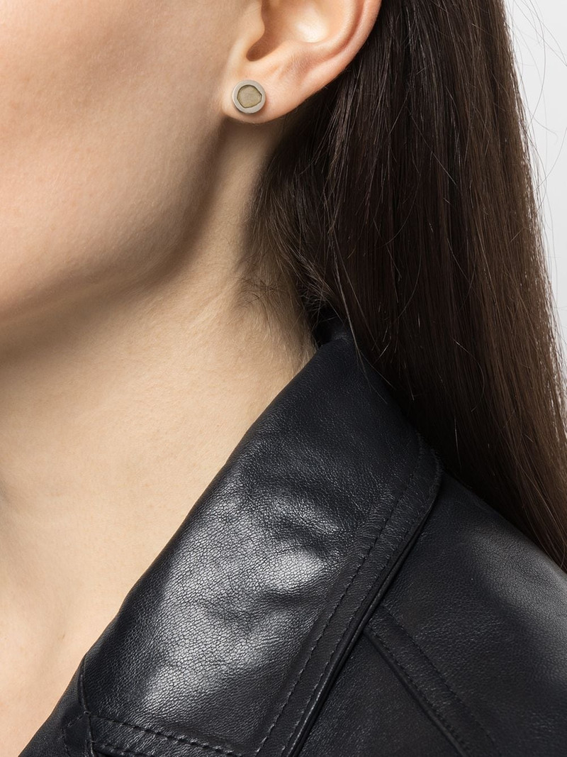 Parts of Four diamond-encrusted single earring outlook