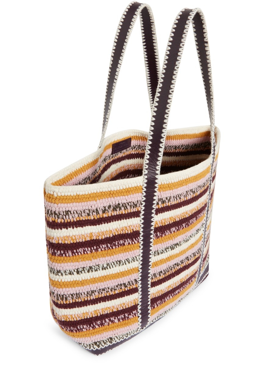 L Cabas Tote in Wool - 3