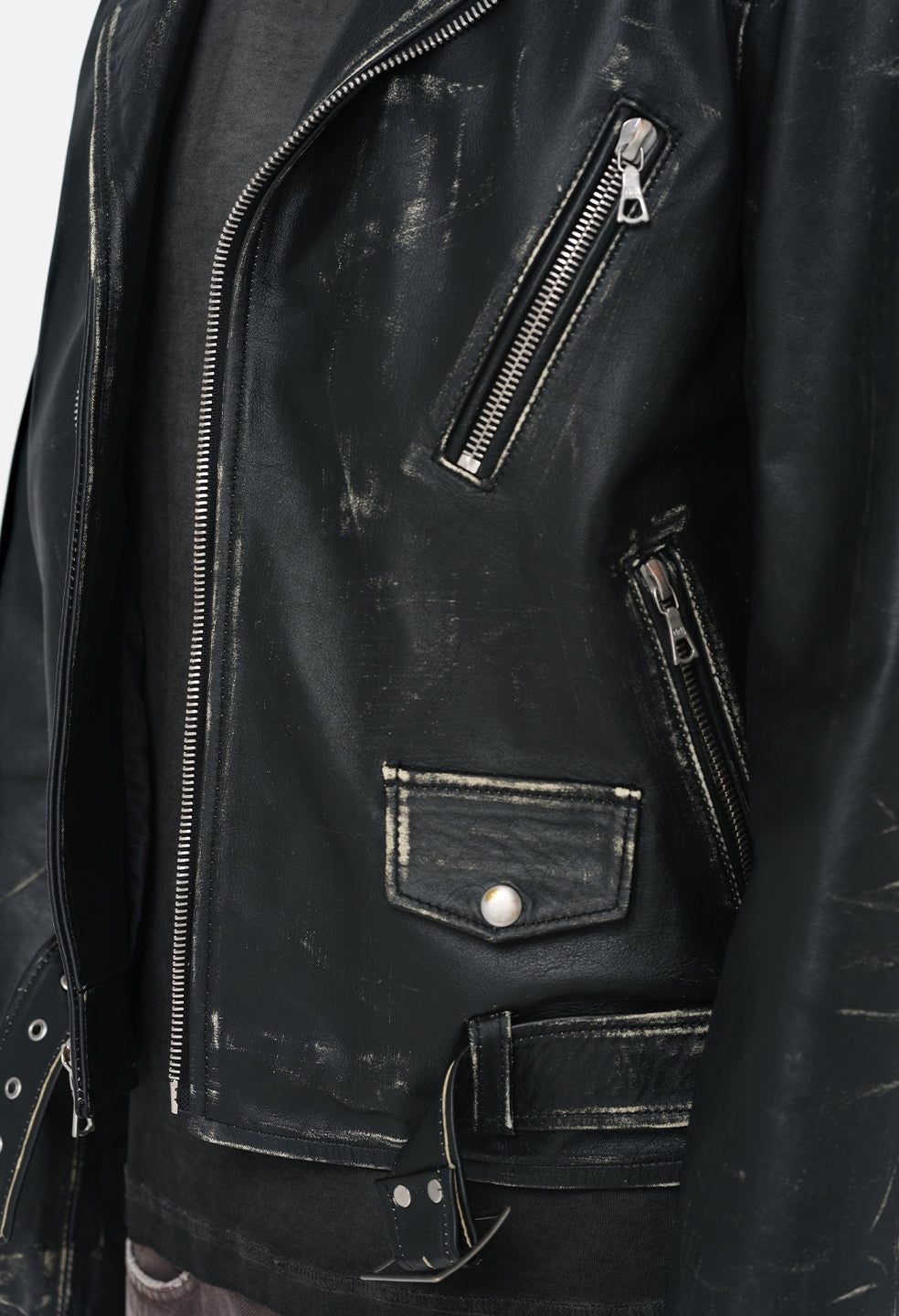 LEATHER MOTO JACKET - 9