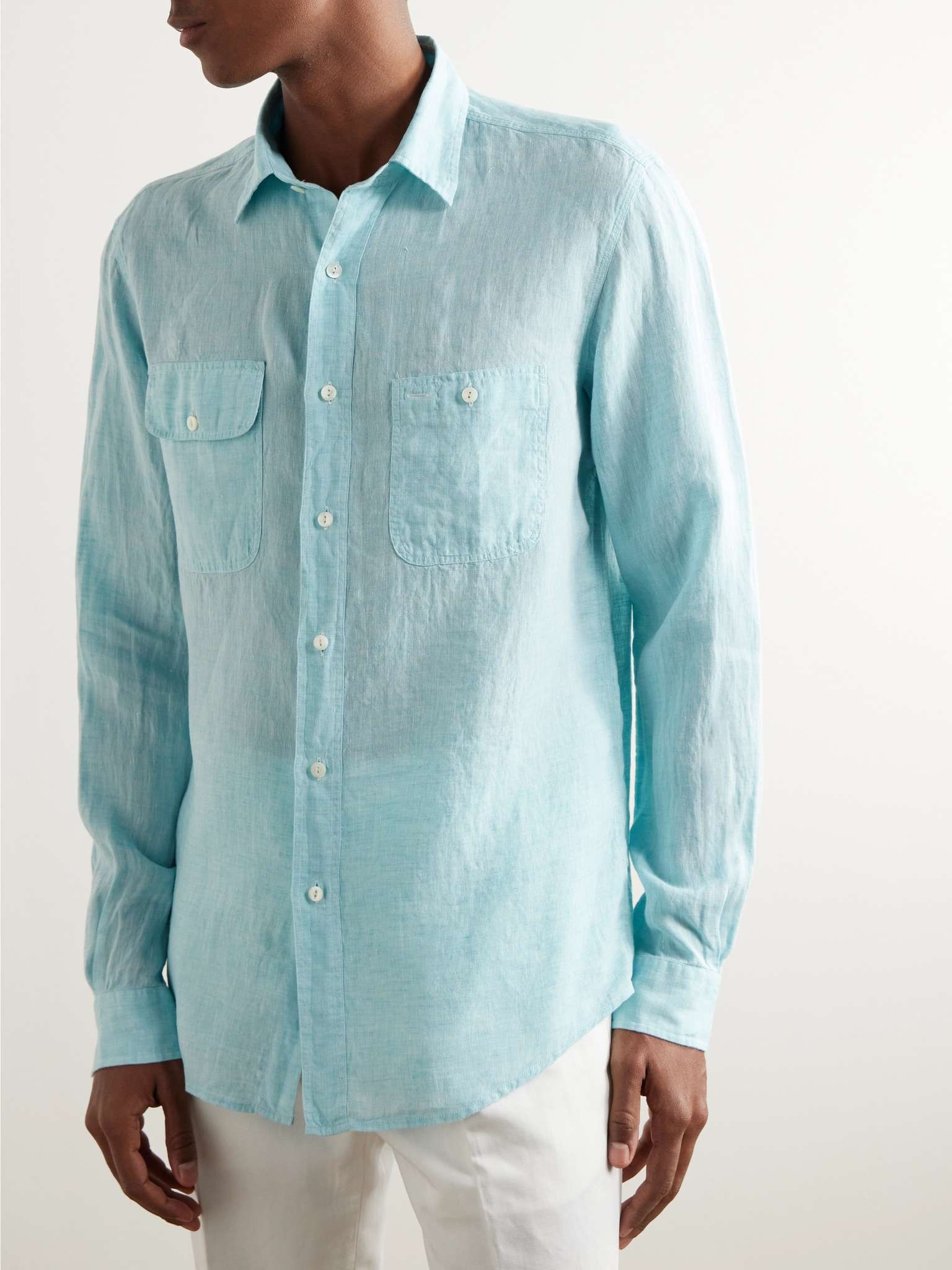 Cassis Linen Shirt - 3