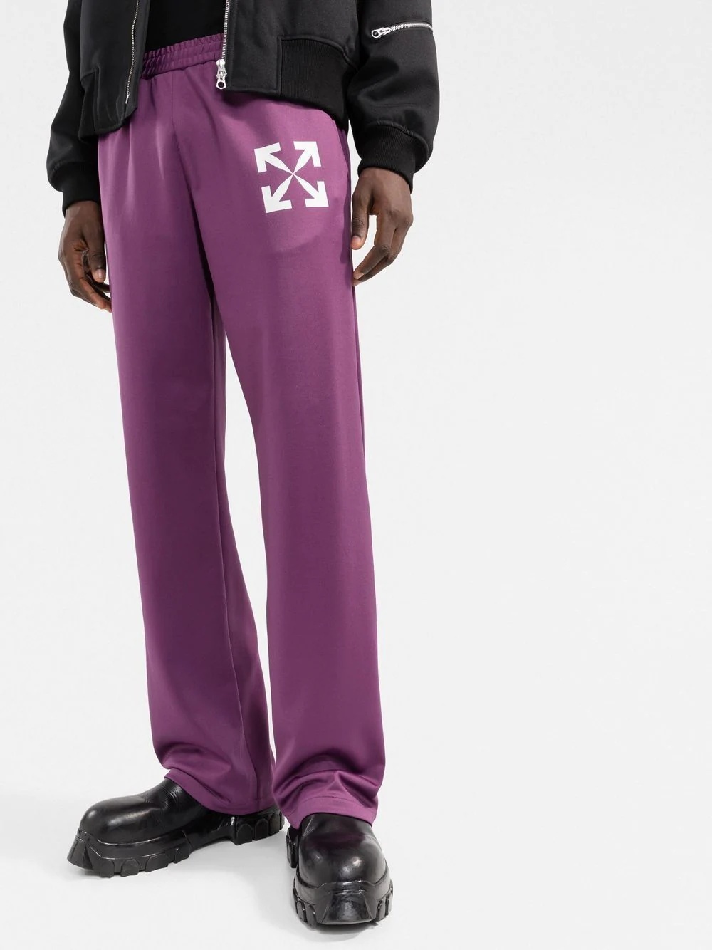 Arrows-print track pants - 3