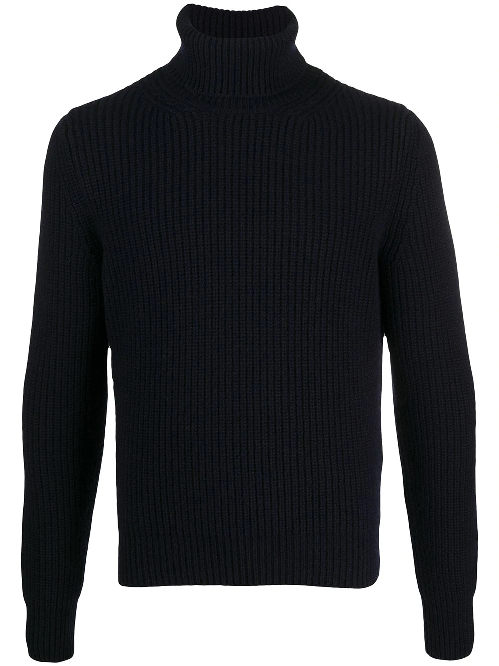 cable-knit roll neck jumper - 1