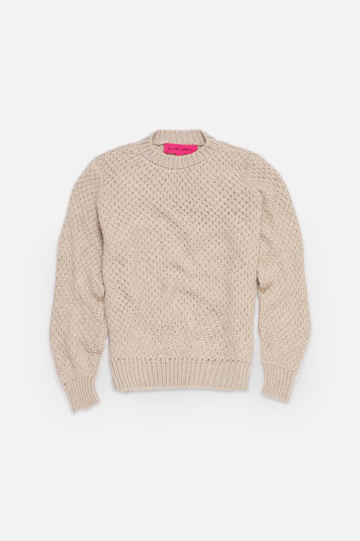 SCALLOP KNIT CREW - 1
