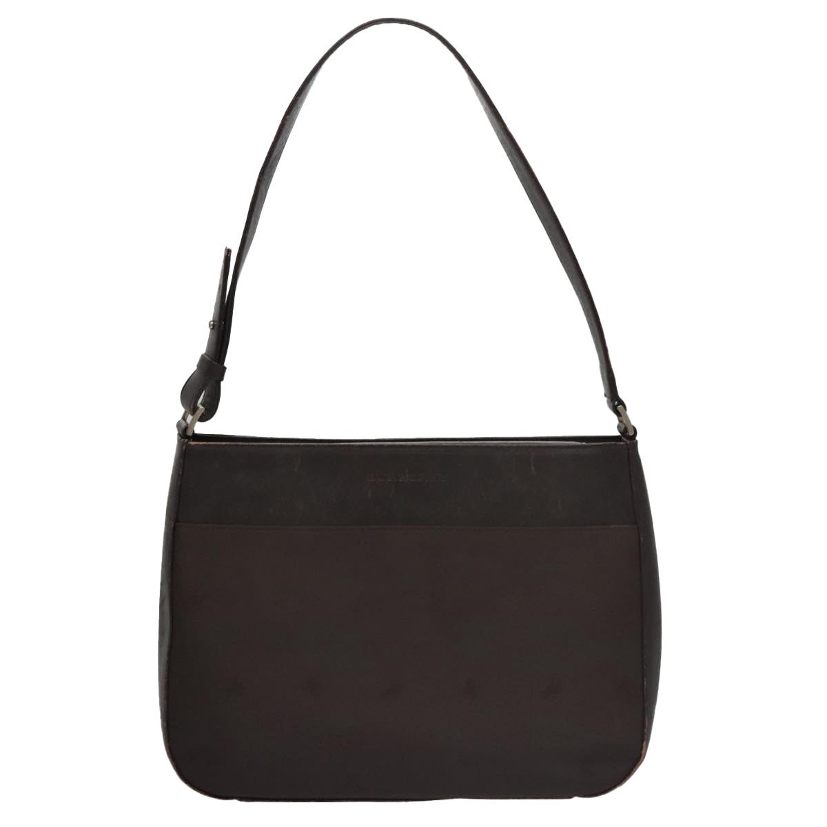Burberry Shoulder Bag Nylon Leather Brown - 13