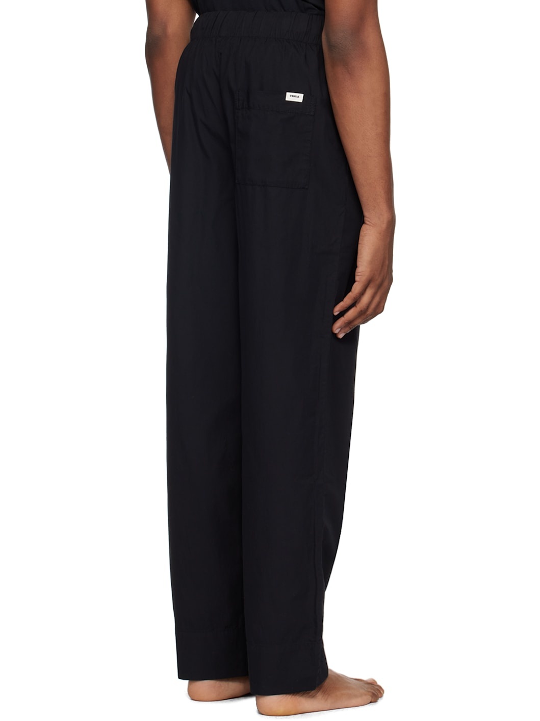 Black Drawstring Pyjama Pants - 3