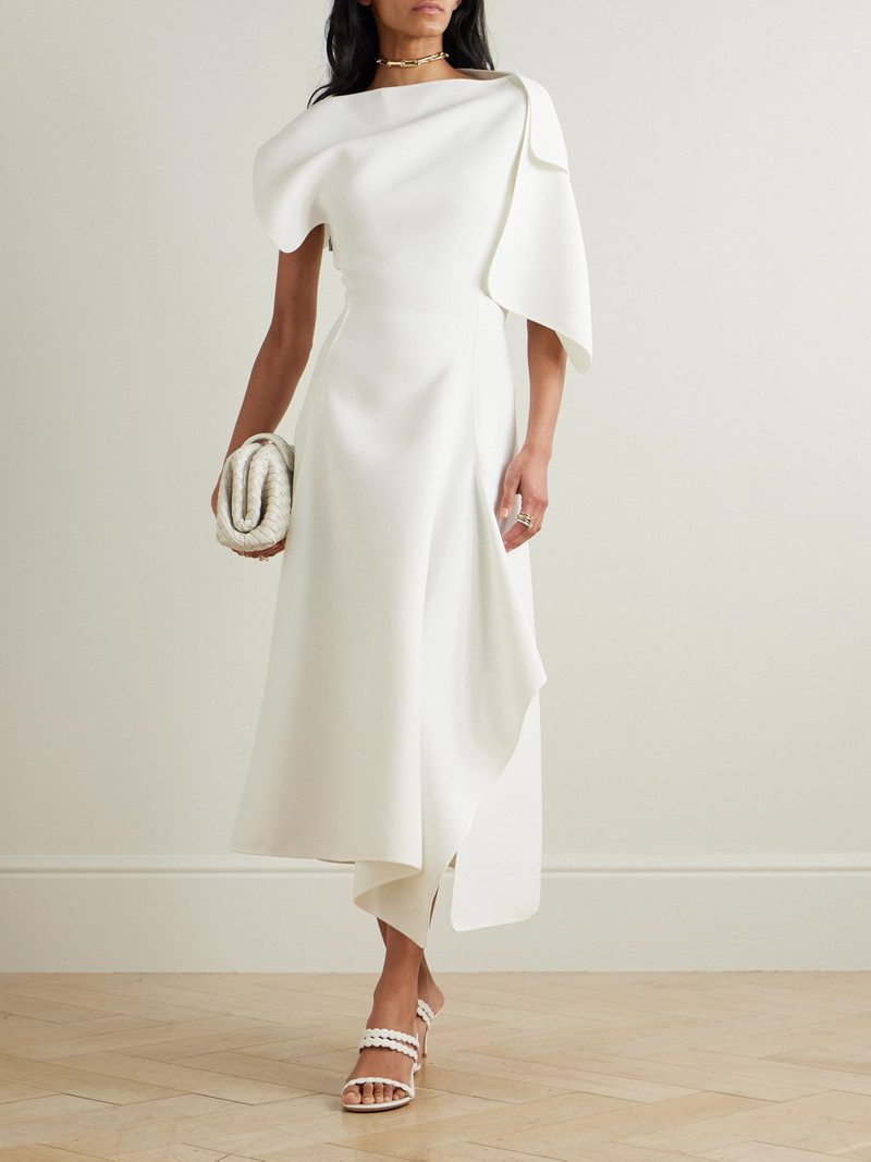 MATICEVSKI Diadem Off-the-shoulder Asymmetric Draped Crepe Dress outlook