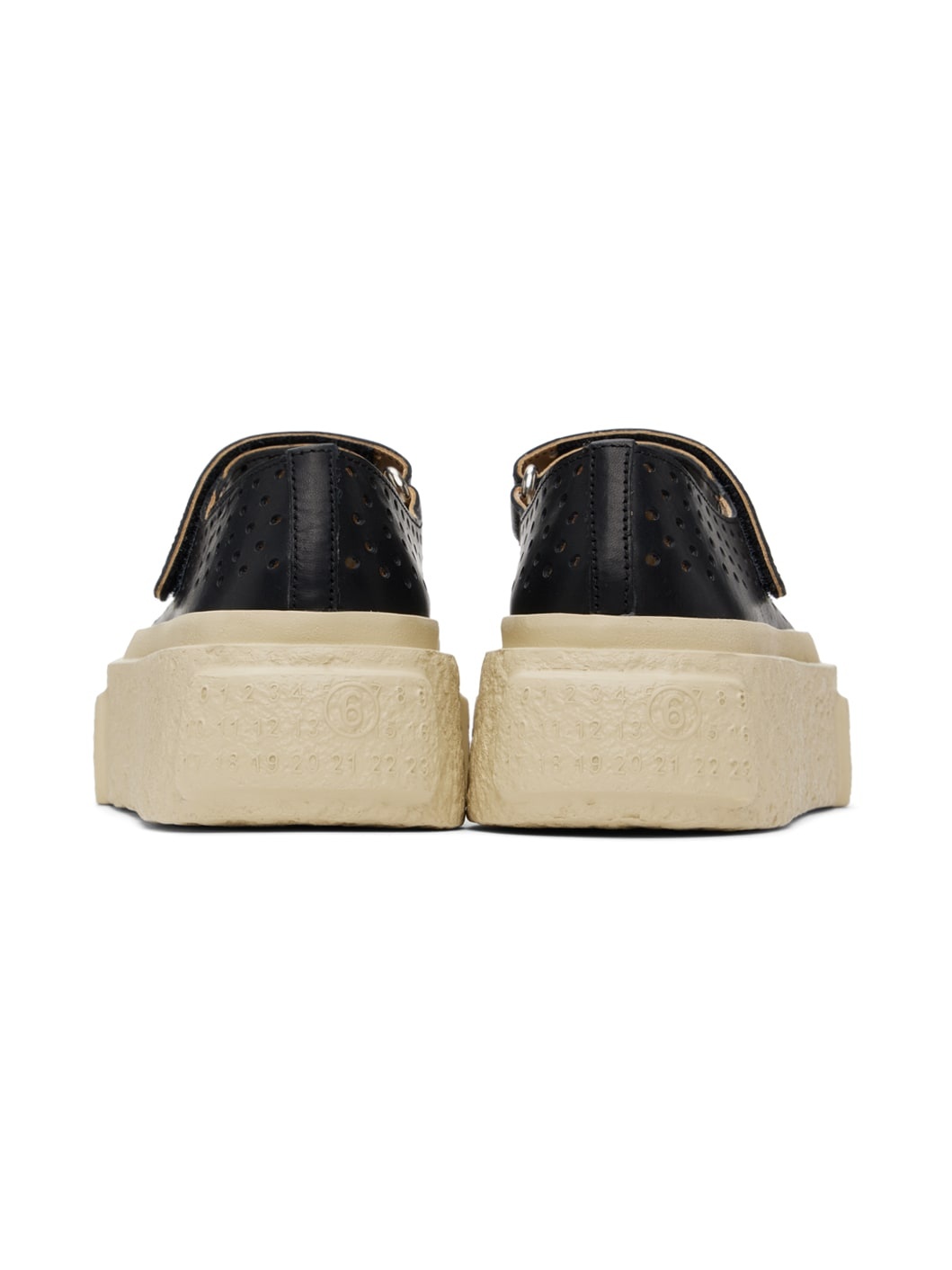 Black Chunky Gambetta Ballerina Flats - 2