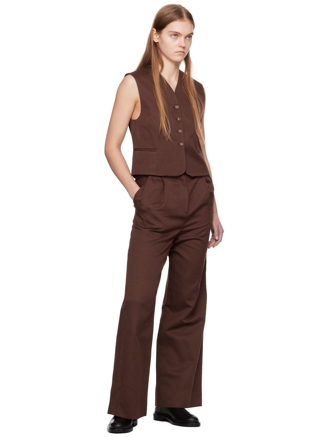 Brown Idai Trousers - 4