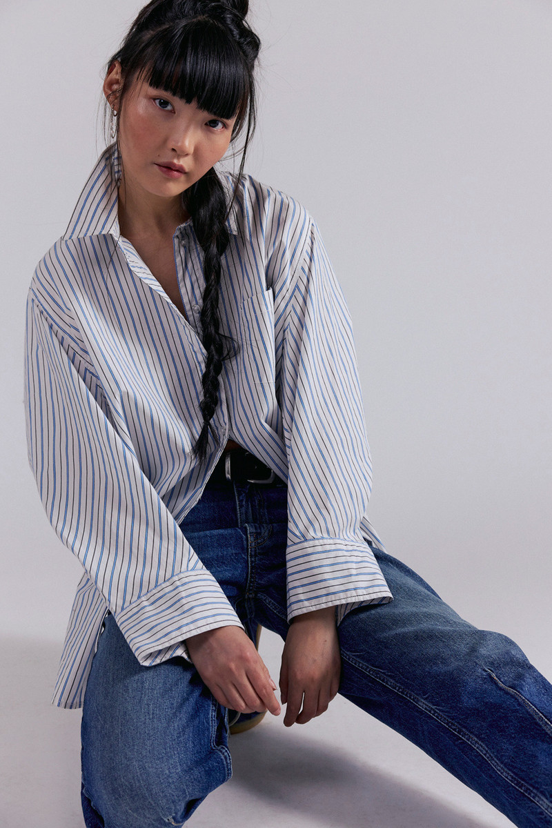 Sabine Striped Articulated Shirt 1