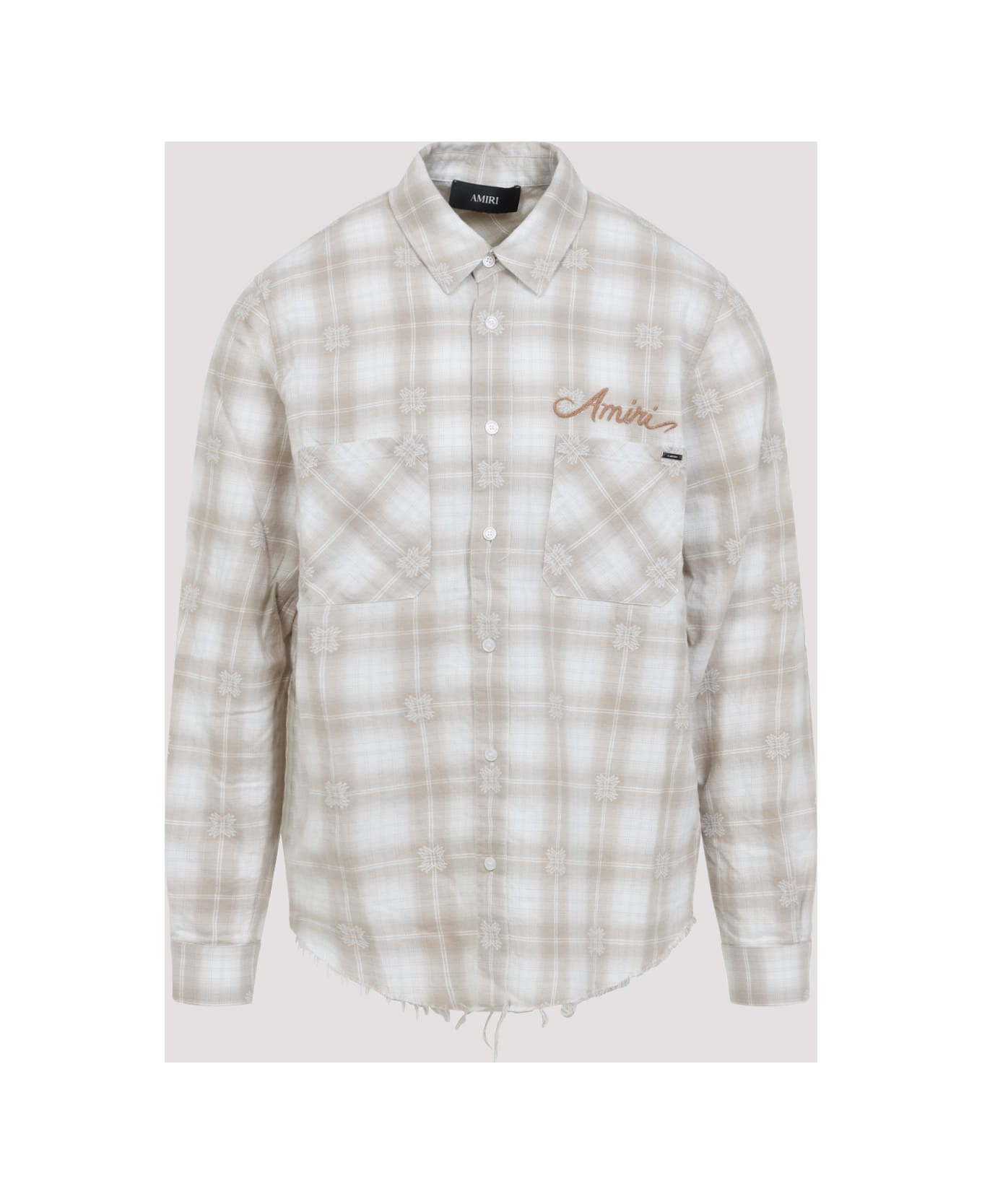 Bleach Patch Flannel Bandana Shirt - 3