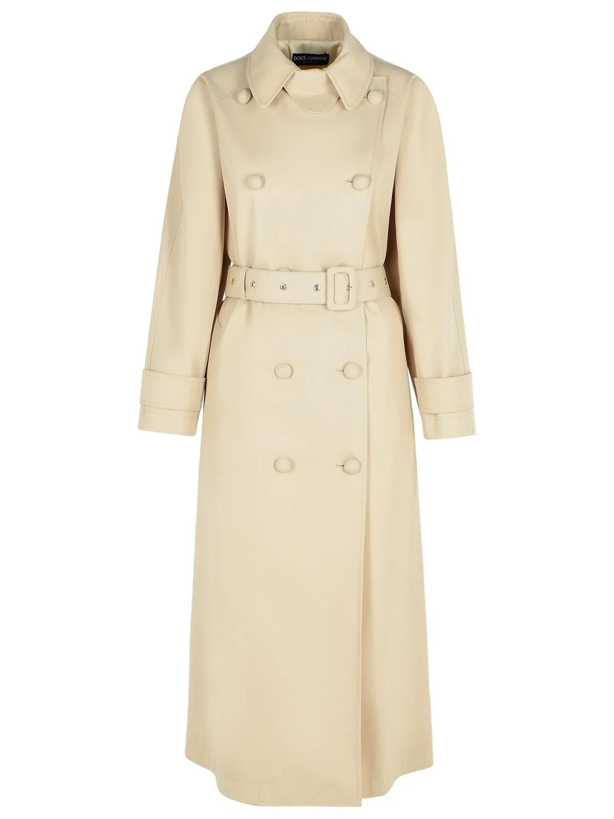 Dolce & Gabbana 'Over' Beige Polyester Blend Trench Coat Women - 1
