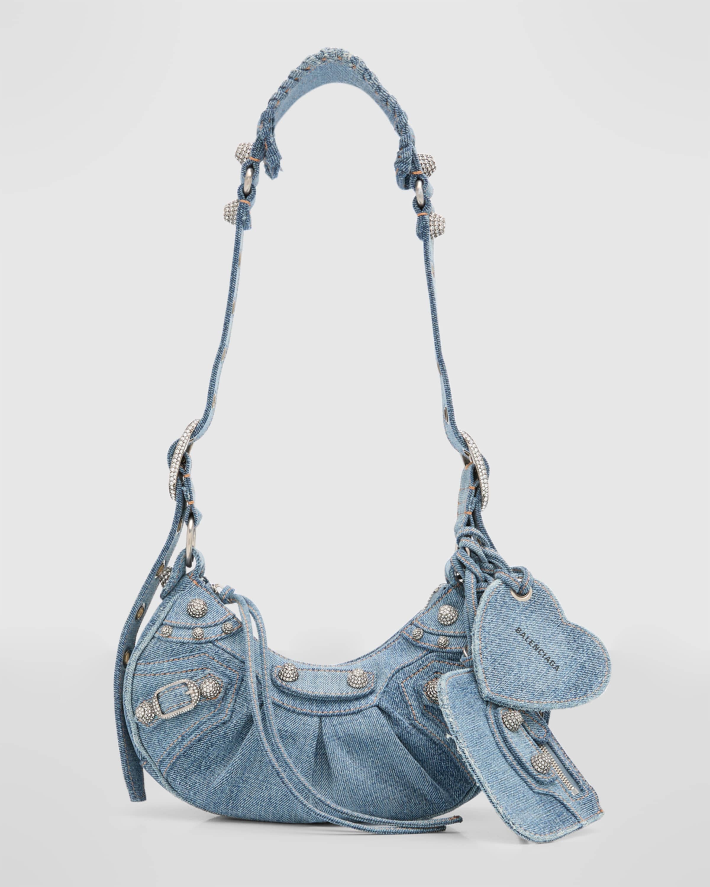 Le Cagole XS Shoulder Bag In Denim - 1