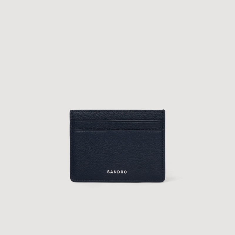 GRAINED LEATHER CARD HOLDER 1