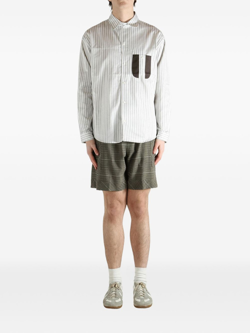 Kiko Kostadinov striped shirt outlook