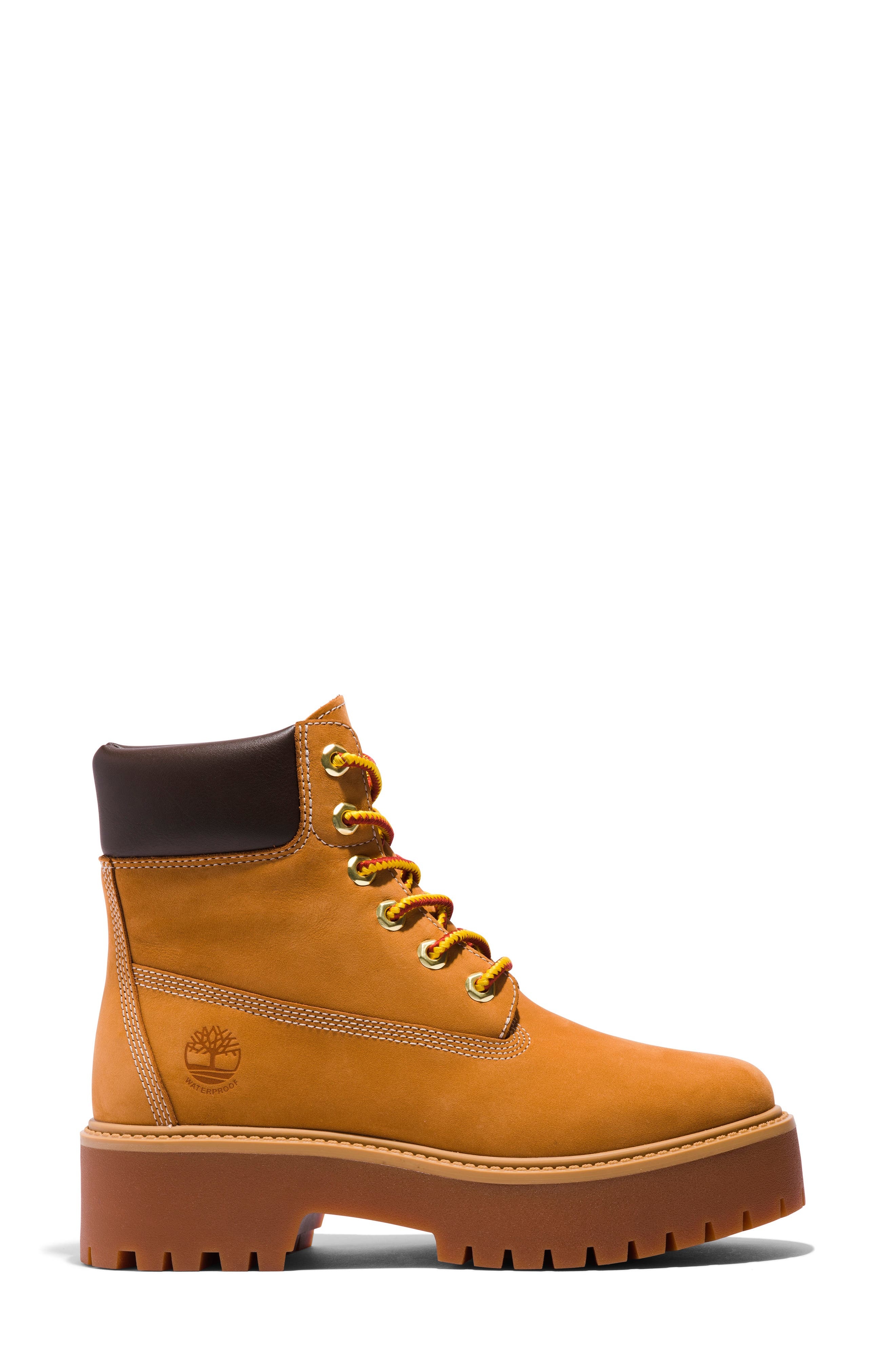 Timberland Stone Street 6-Inch Waterproof Lace-Up Leather Boot in Wheat at Nordstrom - 2