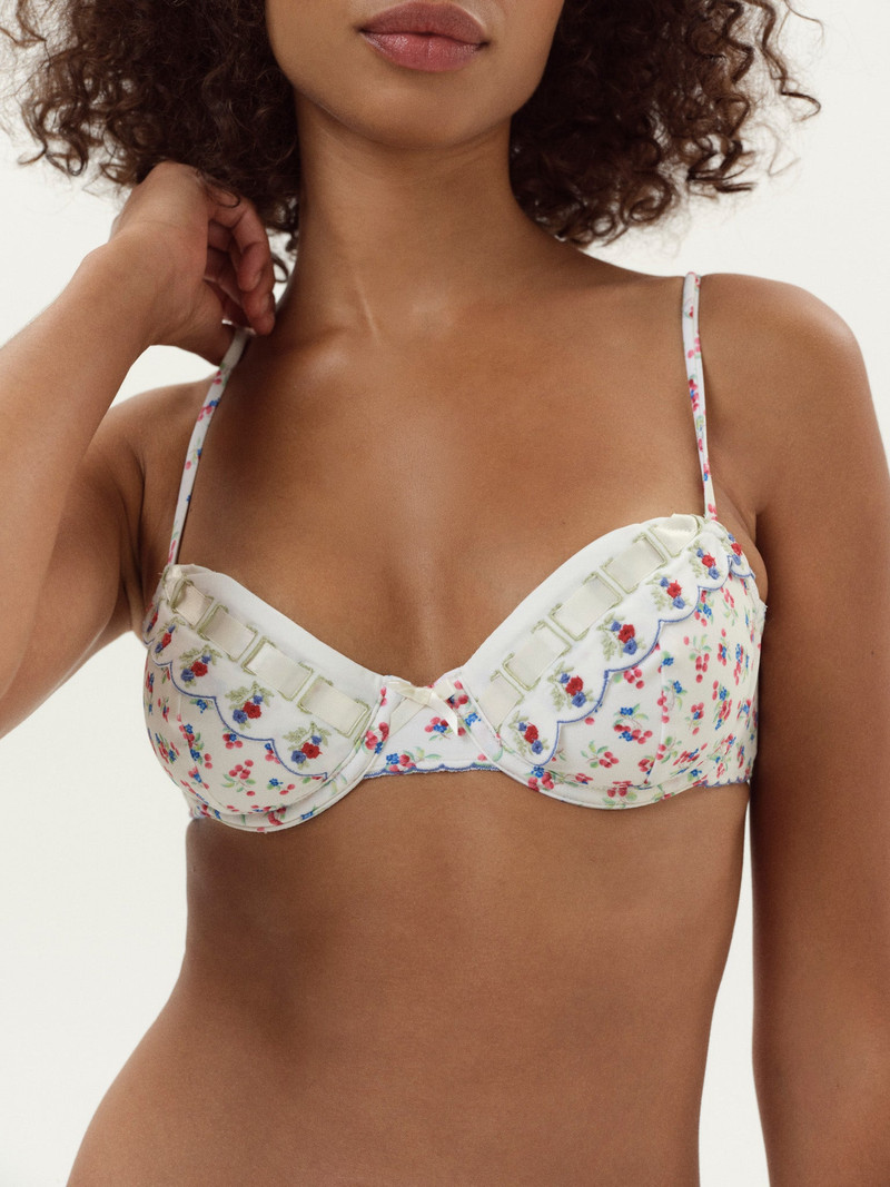 For Love & Lemons Cherry Mae Bikini Top outlook