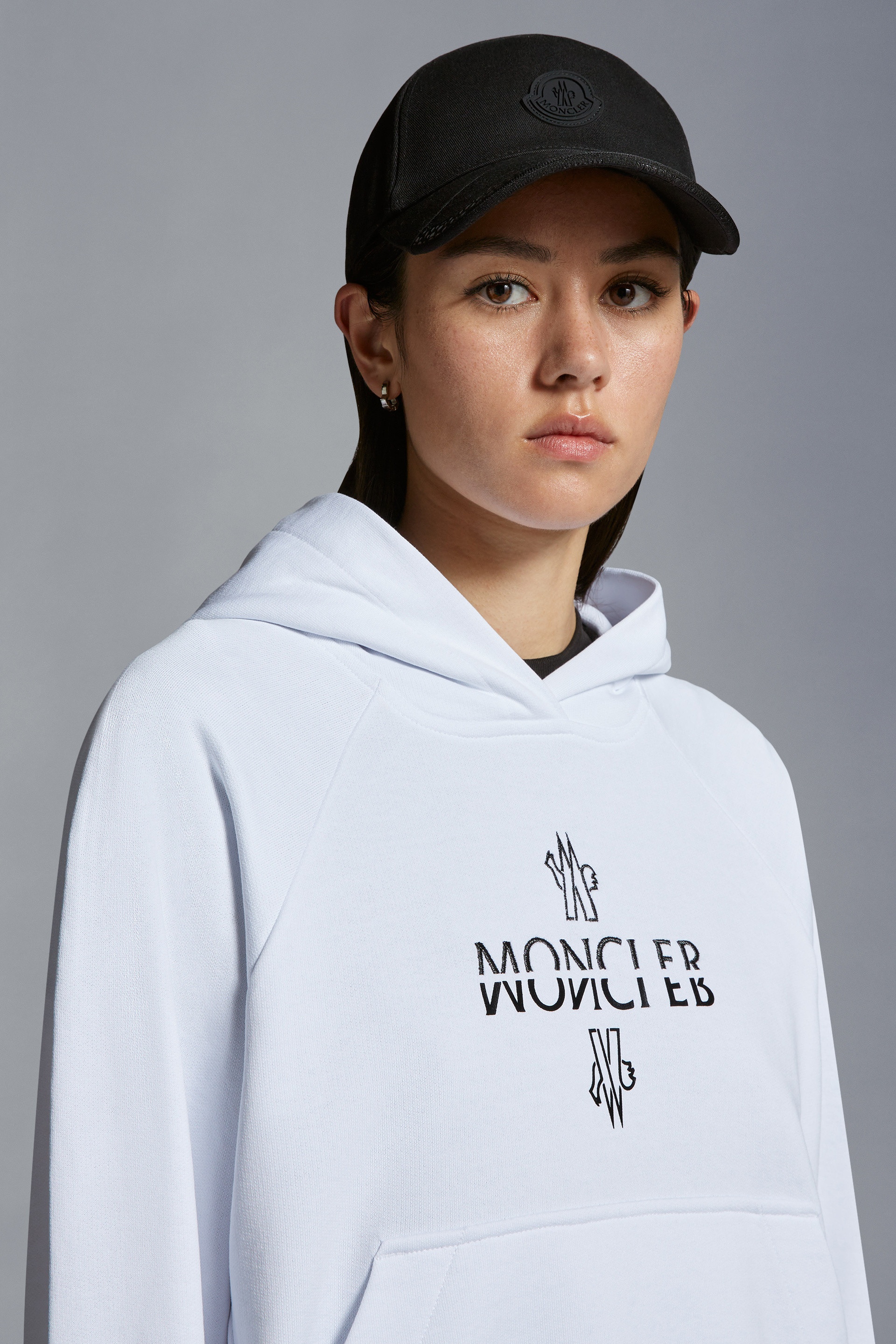 ハット MONCLER Cotton gabardine baseball cap Moncler Gabardine Baseball Cap | REVERSIBLE