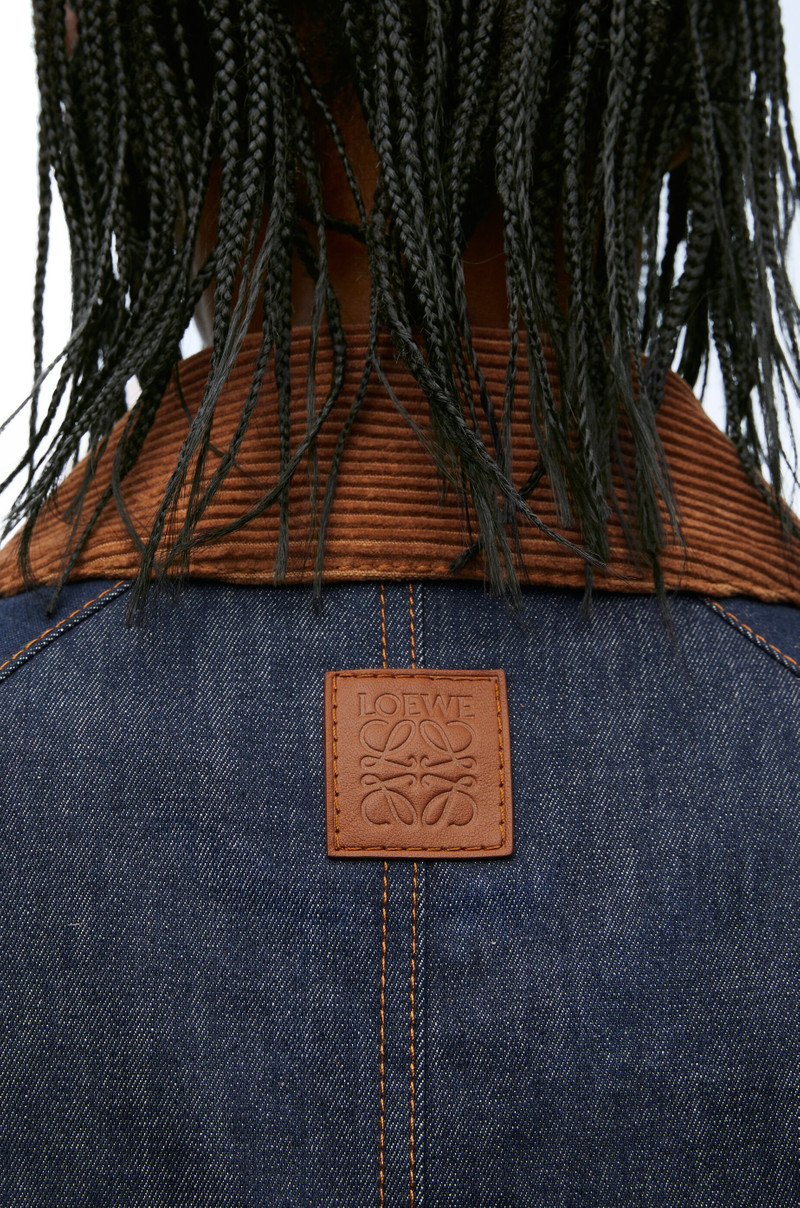 Trapeze jacket in denim 5