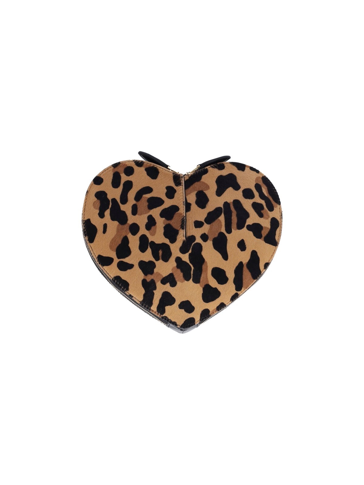 【ALAIA直営店】SAC LE COEUR EN CUIR PONY LEOPARD ALAÏA BROWN LE CŒUR BAG IN LEOPARD HAIRCALF |ALAÏA CA