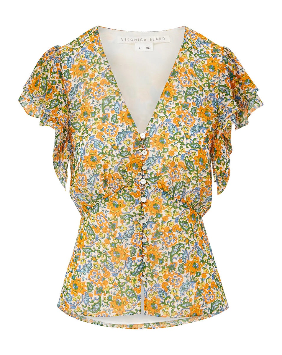 POLLY FLORAL TOP - 1