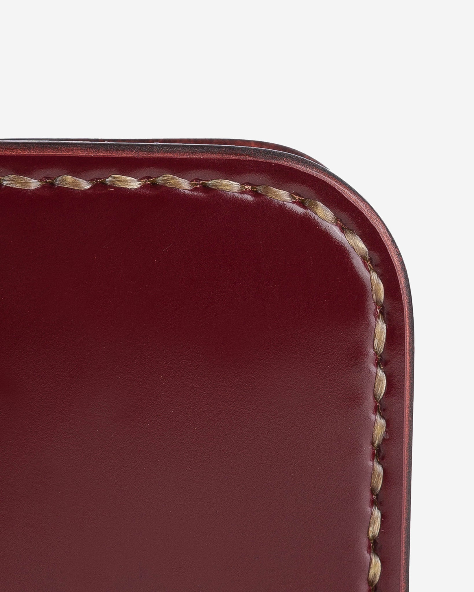 IHG-02-OXB Medium Shell Cordovan Wallet - Ox Blood - 2