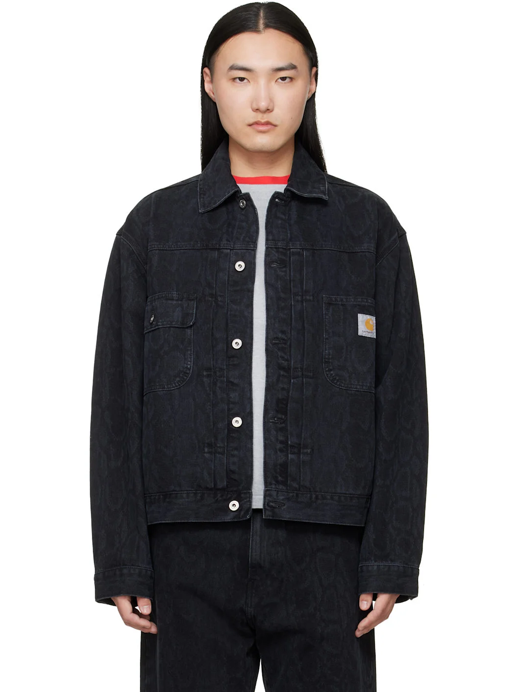 Black Belmar Denim Jacket - 1