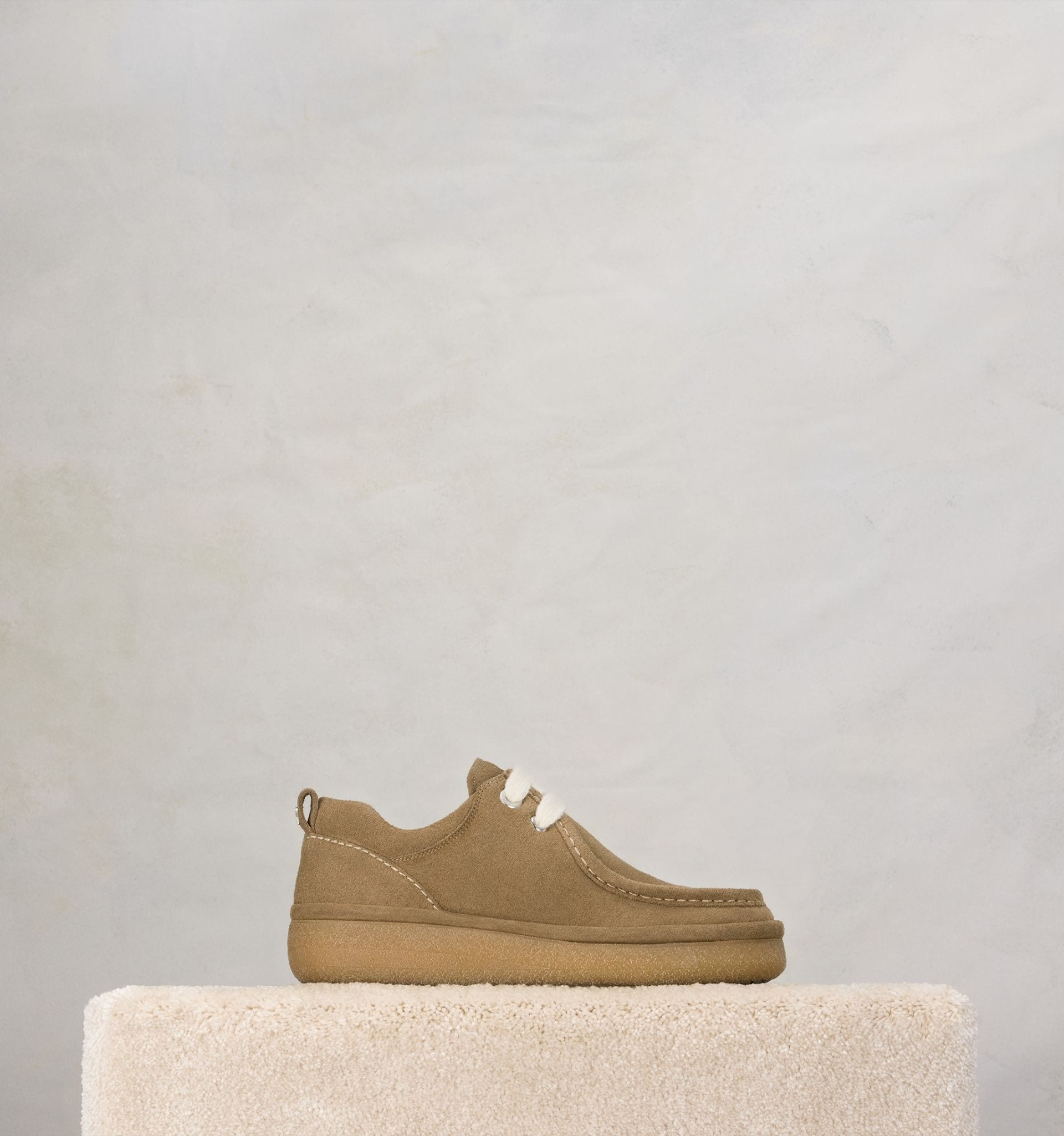 Crepe Sole Lace Up Shoes - 3