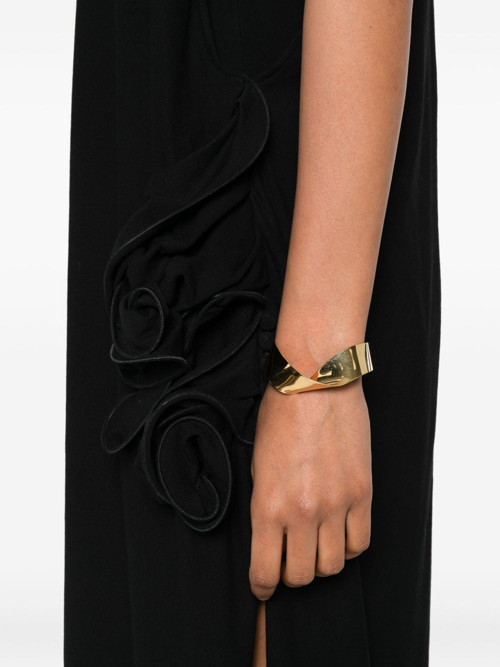 one-shoulder ruffle detail dress - 5