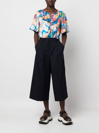 Marni wide-leg cropped trousers outlook