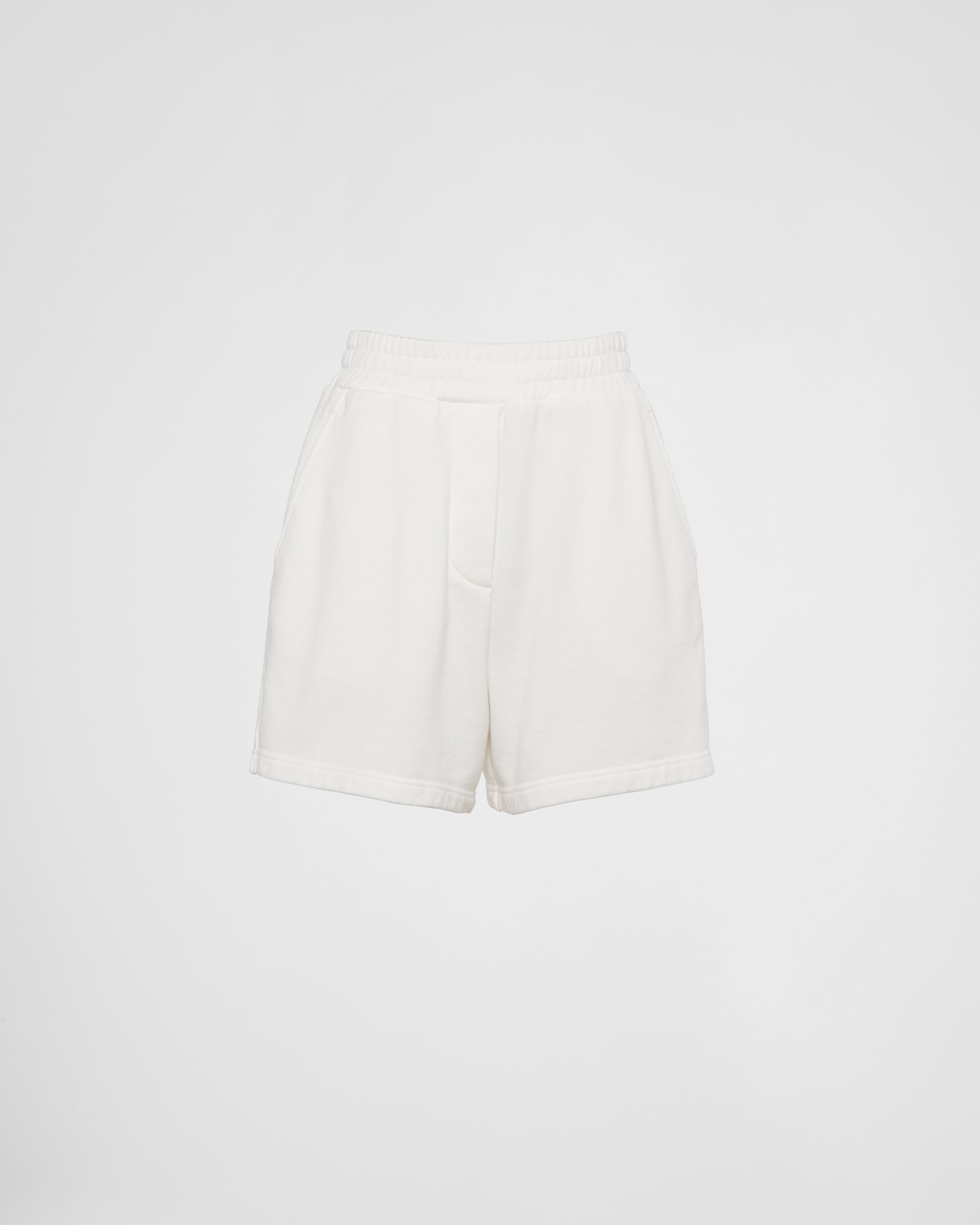 Cotton fleece shorts - 1