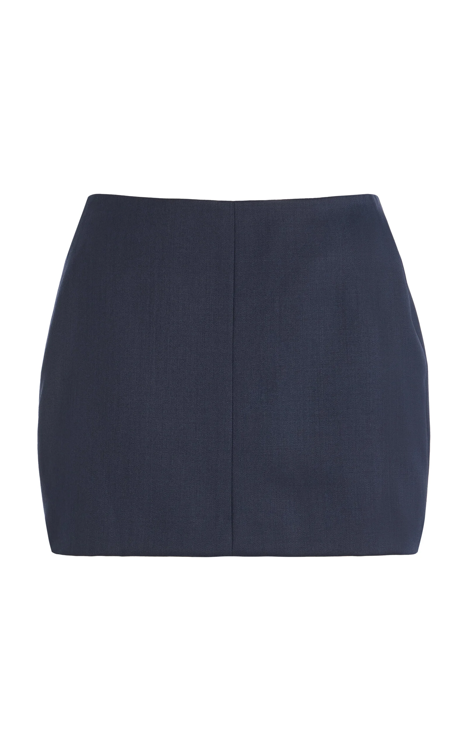 The Oona Wool Mini Skirt navy - 1
