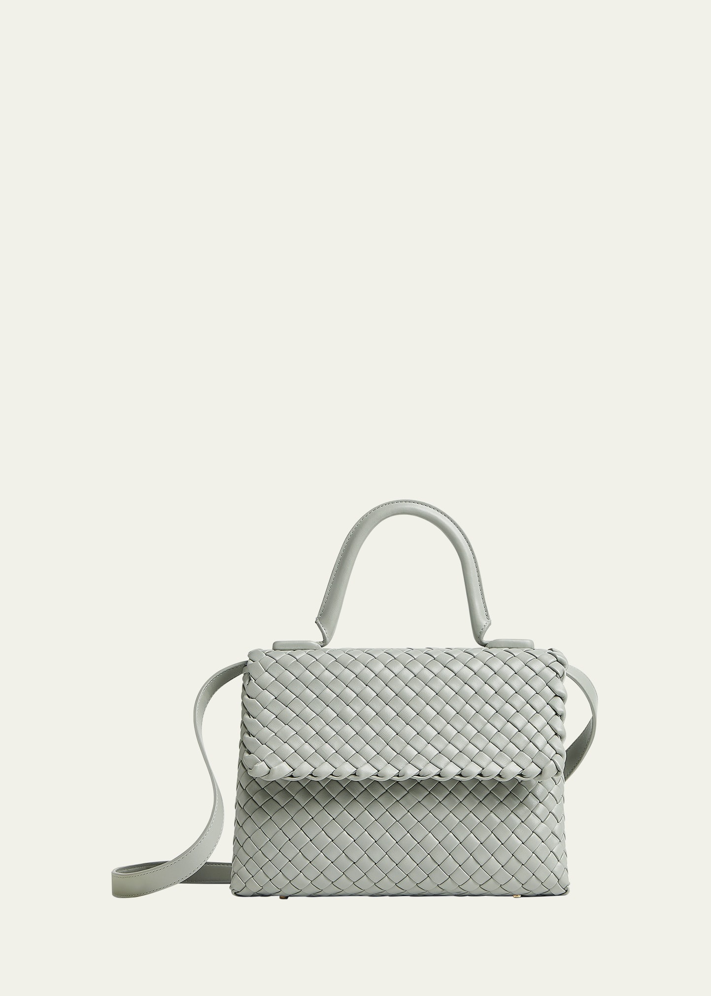 Intreccio Leather Top-Handle Bag - 1