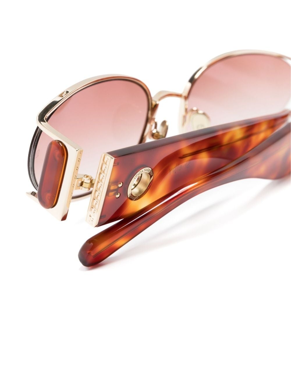 Shelby oval-frame sunglasses - 3