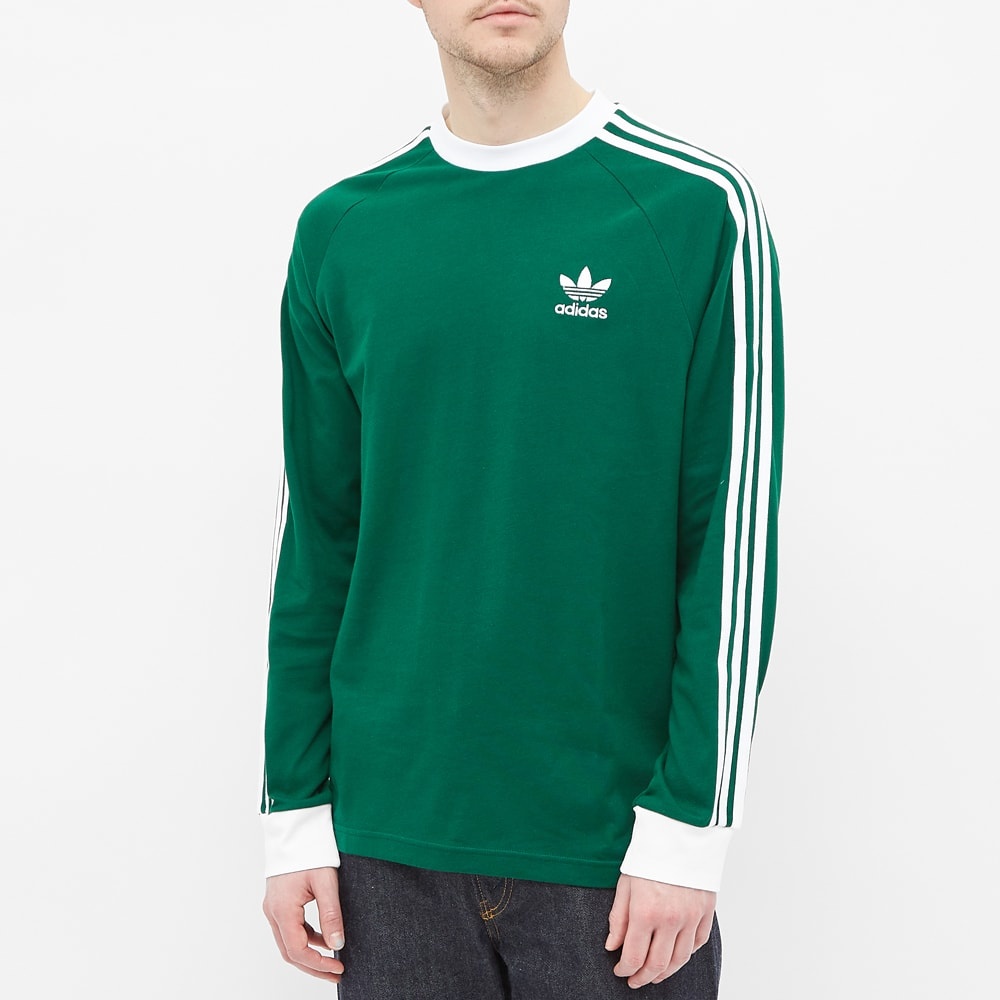 Adidas Long Sleeve 3-Stripe Tee - 4