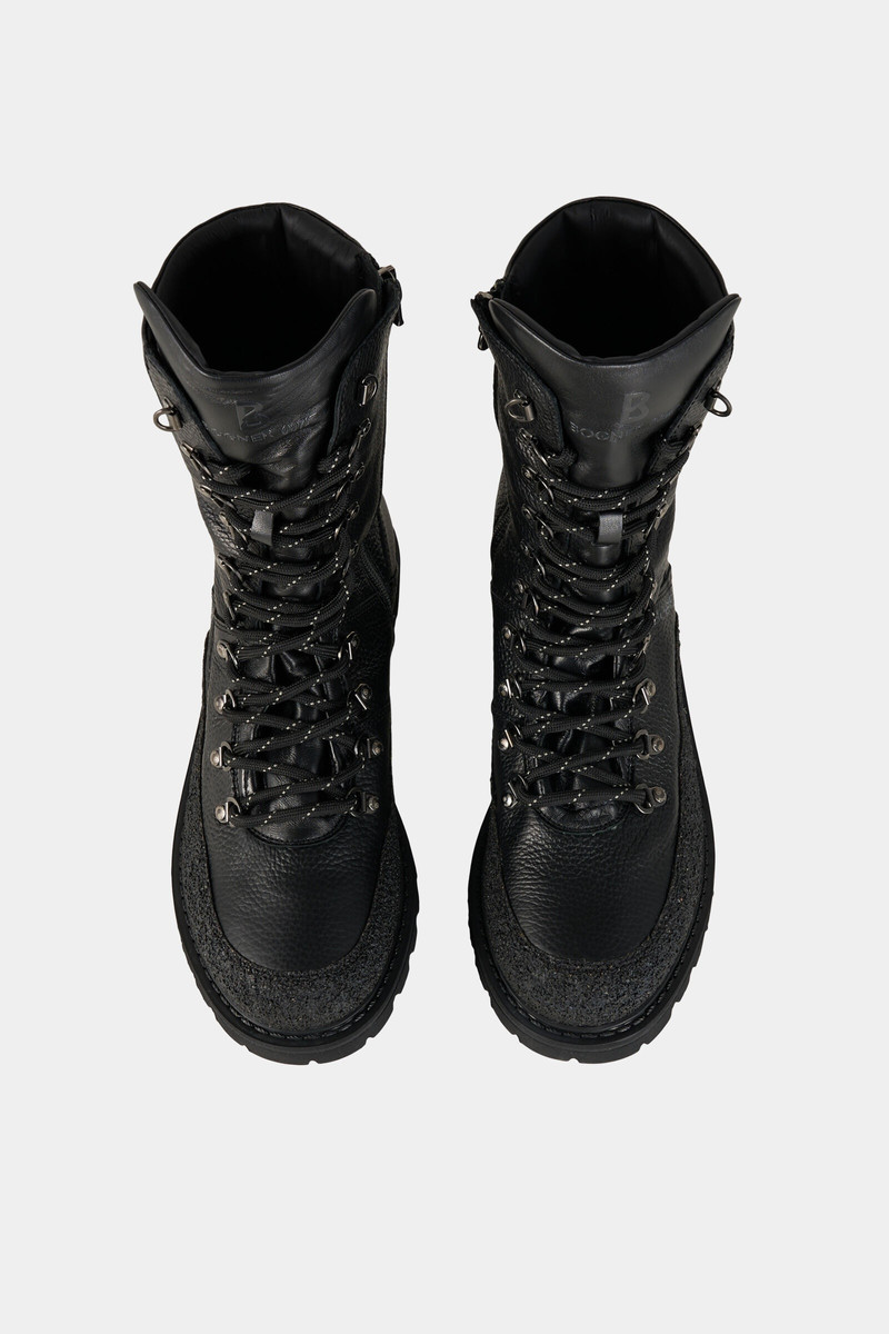Helsinki X Bond 007 High boots with spikes in Black 6