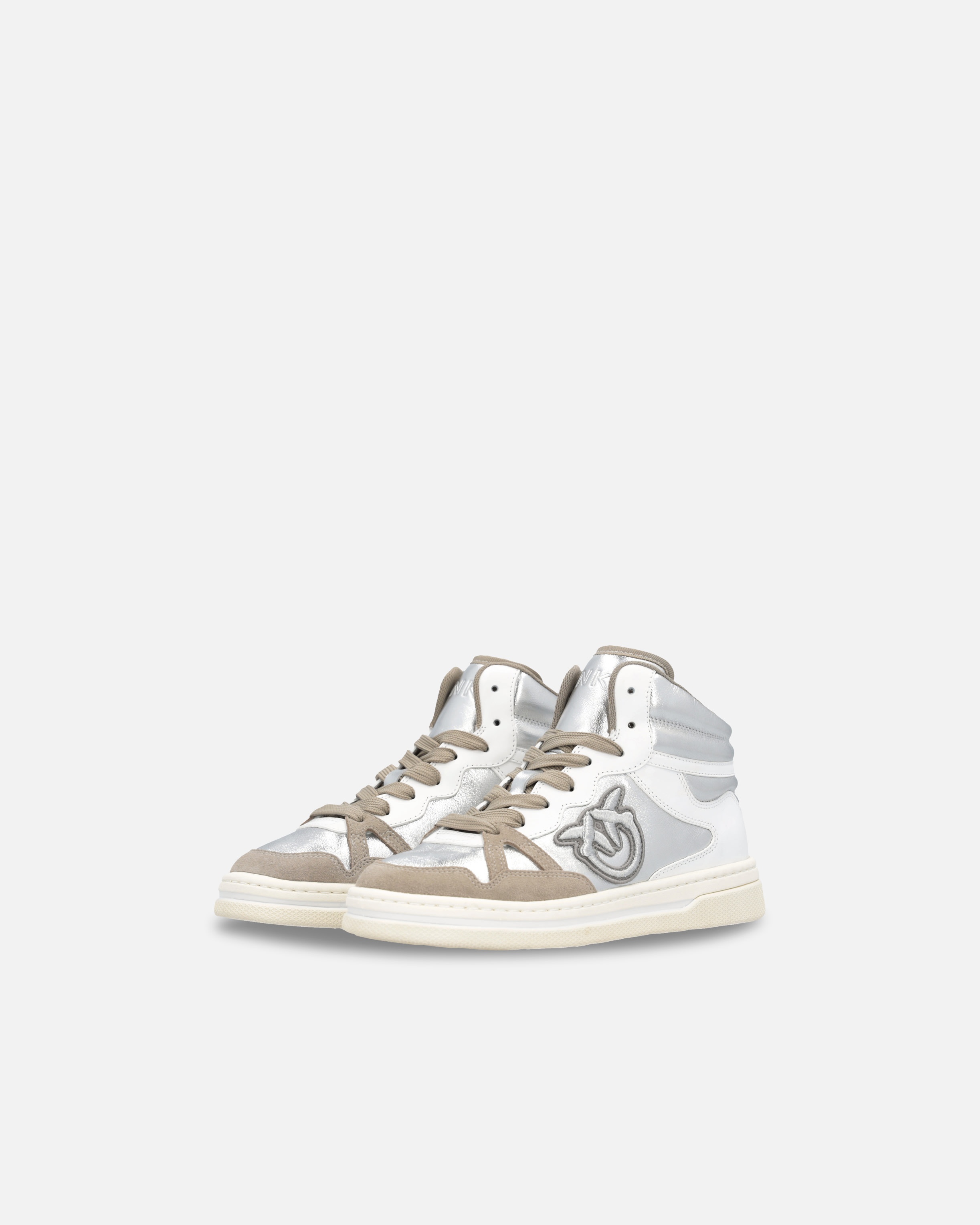 LAMINATED HIGH-TOP SNEAKERS - 6
