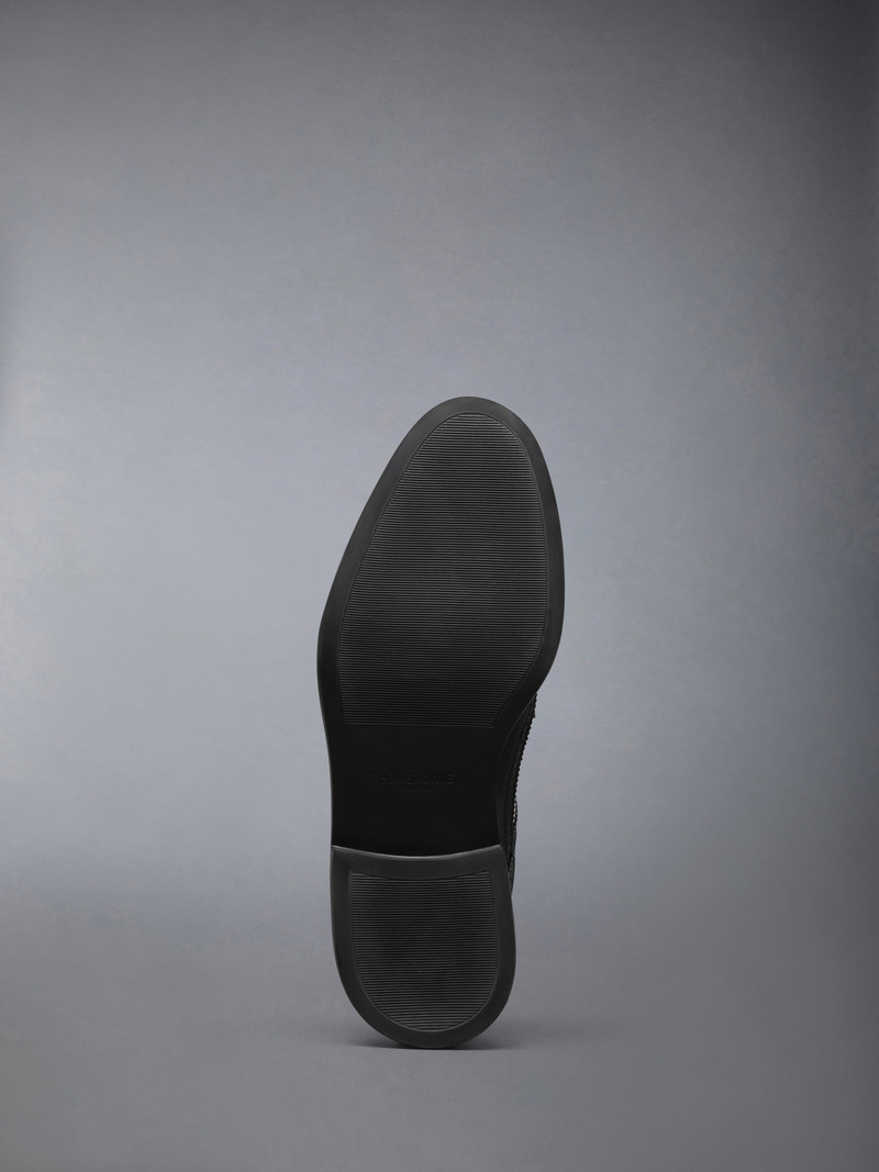 BOX CALF RUBBER SOLE LONGWING BROGUE MULE 6